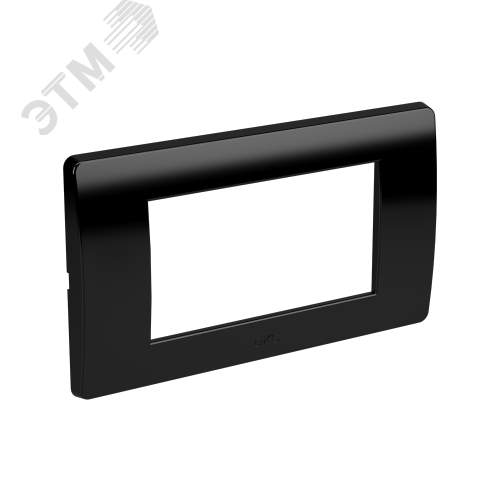 BRAVA Рамка 2 поста 4 модуля черная для EVO/ART