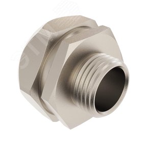 Муфта металлорукав-коробка DN 26 М25х1,5 наружная резьба 3