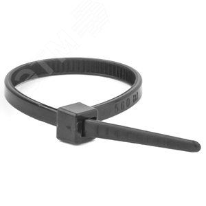 Хомут 7.5x365 устойчивый к УФ черный P6.6 (25327UV)