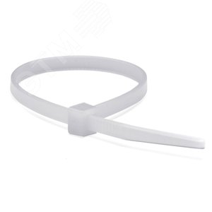 Хомут 360х4.8мм белый (100шт) (25219)