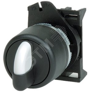 Переключатель на 2 положения с возвратом стандартная ручка белый (ASSB5D2)