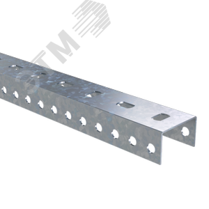П-образный профиль PSM, L2300, толщ.2,5 мм, INOX 304 (IBPM2923C) - DKC (ДКС)
