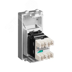 Avanti Телефонная розетка RJ-12 модульная  Закаленная сталь 1модуль 4