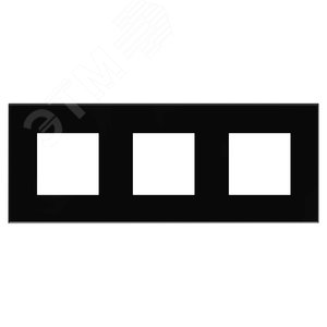 Avanti Рамка ARTLEBEDEV Черный квадрат 6 модульная