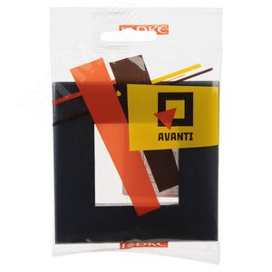 Avanti Рамка ARTLEBEDEV ''Черный квадрат'' 2 модульная 5