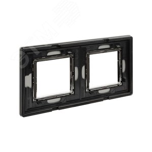 Рамка из алюминия, ''Avanti'', серая, 4 модуля 4