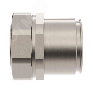 Муфта металлорукав DN=40-жесткая труба D=40мм IP66/IP67 никелированная латунь