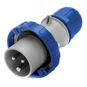 Вилка кабельная с безвинтовыми клеммами IP67 16A 2P+E 230В - DKC (ДКС)