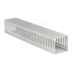 Короб перфорированный, без галогенов, светло-серый RLHF6 80x40 - DKC (ДКС)