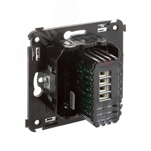 Avanti Диммер кнопочный в стену для LED ламп, , Черный матовый - фото 4