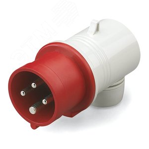 Вилка кабельная угловая IP44 32А 3P+E 400В - DKC (ДКС)