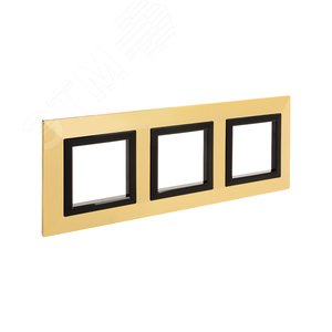 Рамка из металла, ''Avanti'', золотая, 6 модулей 2
