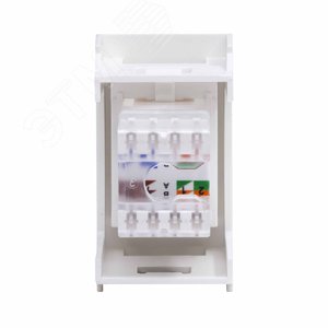 VIVA Розетка компьютерная RJ45 категория 6 1      модуль белая - фото 4
