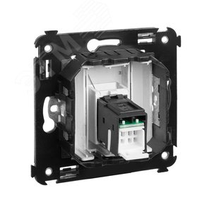 Avanti Компьютерная розетка RJ-45 в стену, кат.6А одина  ная, , Закаленная сталь - фото 4