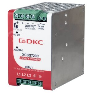 Источник питания ''HEAVY POWER'', трехфазный, 720Вт, 30А, 24В - DKC (ДКС)