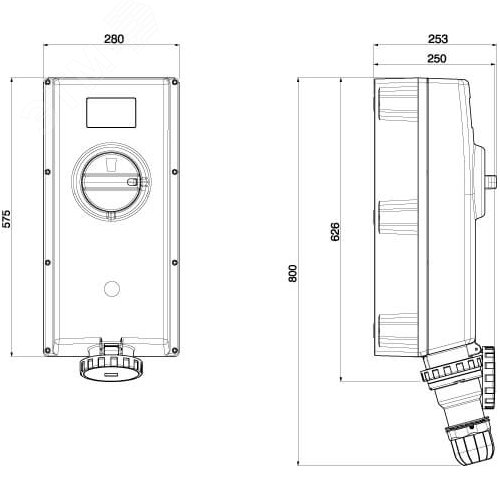 Розетка настенная механическая блокировка автоматический выключатель теплоэлектромагнитный расцепитель 2