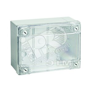 Коробка ответвительная с гладкими стенками прозрачная IP56 240х190х90мм - DKC (ДКС)