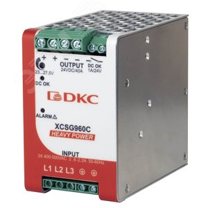 Источник питания HEAVY POWER, трехфазный, 960 Вт, 13.3А, 72В, с ORing диодом - DKC (ДКС)