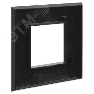 Avanti Рамка ARTLEBEDEV ''Черный квадрат'' 2 модульная 4
