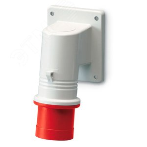 Вилка панельная с наклоном IP44 16А 3P+E+N 400В - DKC (ДКС)