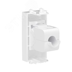 Avanti Розетка компьютерная RJ-45 без шторки      модульная, кат.5е, Белое облако, 1 модуль - фото 3