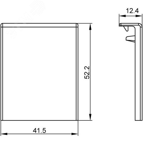 Адаптер для миниканалов 40х17 и 50х20 3