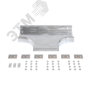 Ответвитель DPT Т-образный горизонтальный 600х50 в комплекте крепежные элементы соединительные пластины