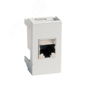 Розетка RJ-12 Viva 1 модуль серая - DKC (ДКС)