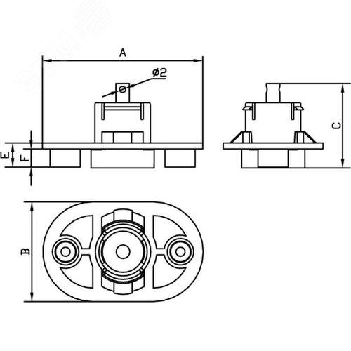 Втулка концевая для заливки в бетон диаметр 20мм и 32мм 2