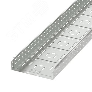 Лоток перфорированный 300х100х3000 цинк-ламельный