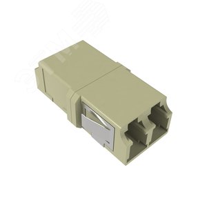 Адаптер LC/UPC-Duplex TOP, Senior/Senior, SC-footprint, ОМ2, бежевый - DKC IT
