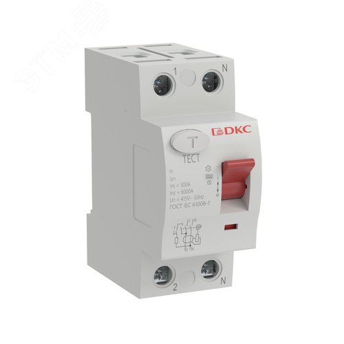 УЗО YON макс (YON max) 2P, 30mA, 40A, type A-S - артикул MDL100-2P2-40-A-S