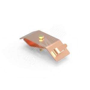 Держатель прутка на водостоке медь