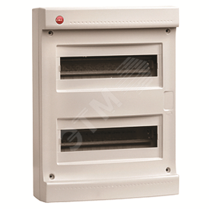 Щит настенный без двери 24(2х12) модулей IP40 серый