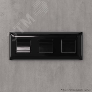 Avanti Рамка ARTLEBEDEV Черный квадрат 6 модульная 6