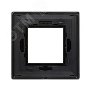 Рамка из металла, ''Avanti'', черная, 2 модуля 3