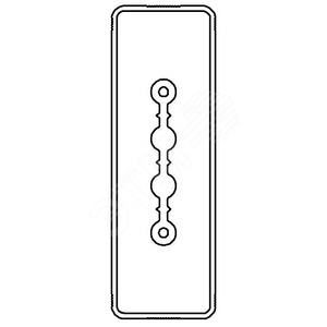 Секция прямая шинопровод 1+0 точек отвода L=1000мм Cu 2P 25A (LTC25ASP44AA000)