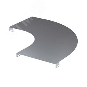 Крышка на угол горизонтальный 90 градусов основание 500 R=300мм цинк-ламельная