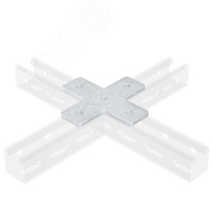 Пластина соединительная Х-обр., INOX 304 (IBMD1041C) - DKC (ДКС)