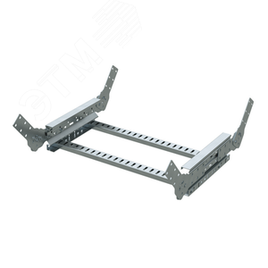 Угол вертикальный лестничный 100х600 цинк-ламельный