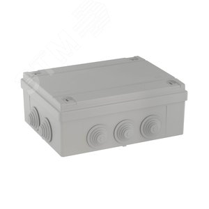 Коробка распределительная 240х190х90мм IP55 8 вводов с кабельными вводами - фото 2