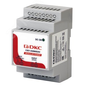Источник питания ''MODULAR POWER'', однофазный, 30Вт, 1.25А, 24В - DKC (ДКС)