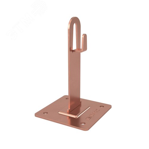 Держатель для плоской кровли металлический 150 мм медь