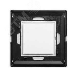 Рамка из металла, ''Avanti'', белая, 2 модуля 3