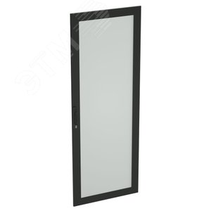 Дверь с ударопрочным стеклом для IT корпусов CQE 2200 x 600 RAL9005 (R5ITCPTED2260B)