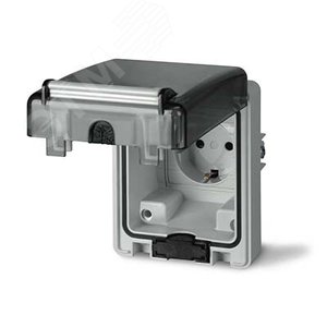 Розетка для скрытого монтажа. Компактная. Защита IP66 с вставленной вилкой - DKC (ДКС)