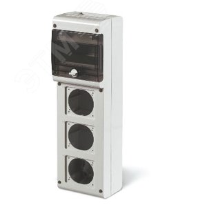 Корпус 6 модулей 3 поста с основанием 70х87мм - DKC (ДКС)