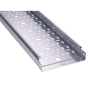 Лоток перфорированный 400х50 L=3000мм толщина 1.2мм цинк-ламельный