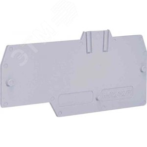 Изолятор торцевой HMT.2/1+2/PTGR серый для НММ.2/1+2 (ZHM511GR) - DKC (ДКС)