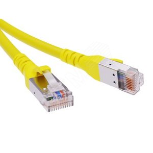 Патч-корд экранированный CAT6A SF/UTP 4х2, LSZH, желтый, 3.0м | RN6ASF4530YL | DKC - DKC (ДКС)